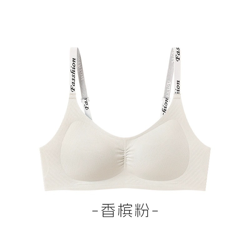 Venta directa de fábrica Comercio electrónico transfronterizo Sudeste de Asia Vietnam Tailandia Ladies Taza delgada sin costuras Color sólido Recolección lateral sujetador