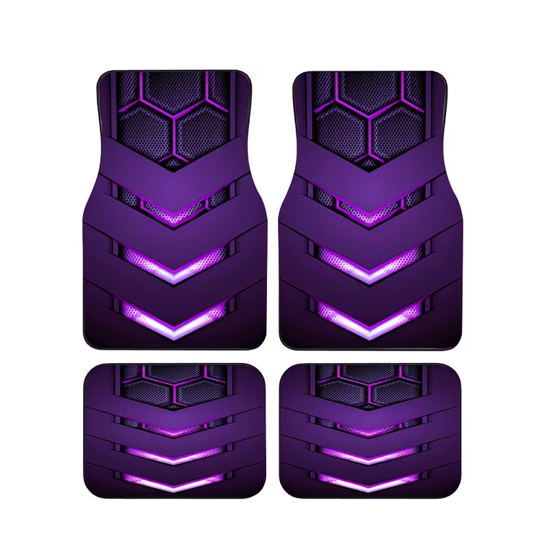 Cross-Border Amazon Temu New Hot-Selling American-Style Car Floor Mats, Dirt-Resistant, Wear-Resistant, Dust-Proof Mats, Four-Piece Set, Dropshipping
