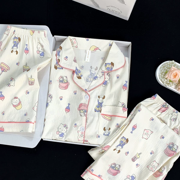 Yunduo Cotton-Cake KT Cat Three-Piece Set