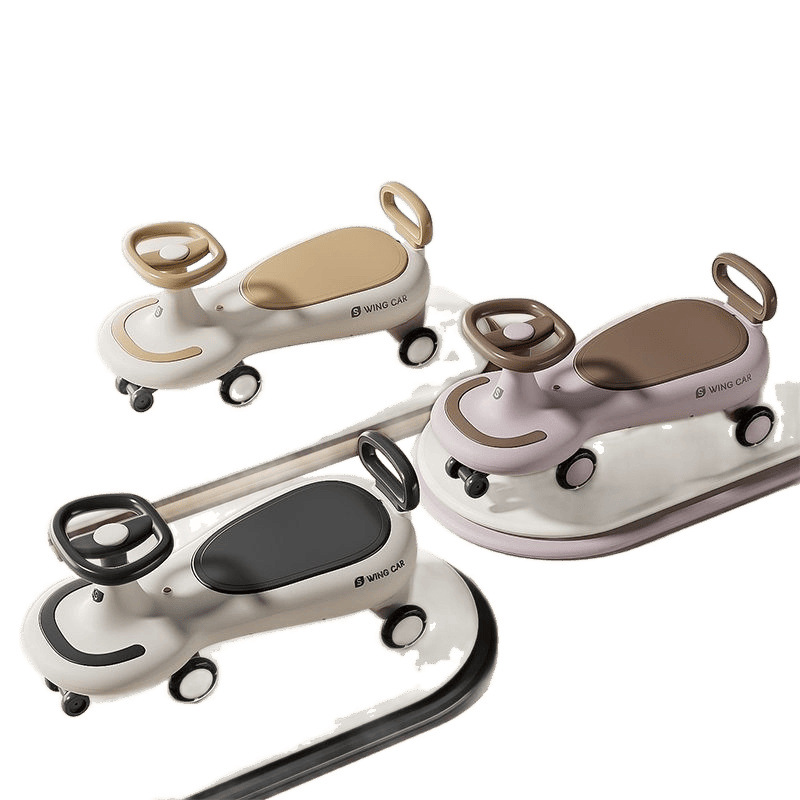 Children's Twist Car 1-18 Years Old Anti-Rollover Swing Toy Sliding Twist Car Baby Car Universal Wheel Yo-Yo Car