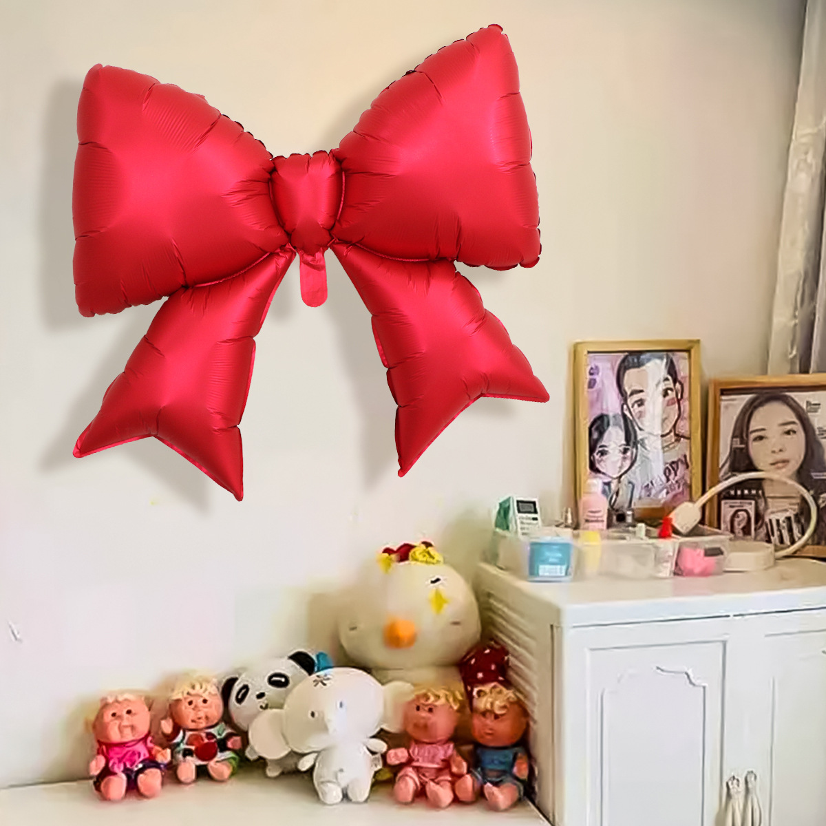 Globos de lazo, decoración de globos, fiesta, arco película de aluminio