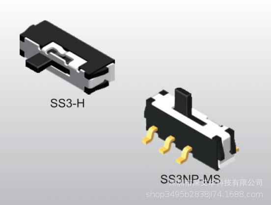 SS3-CMF-V-T/R(699)台湾圆达DIP轻触开关1P2T 2.0mm3pin 350g白色