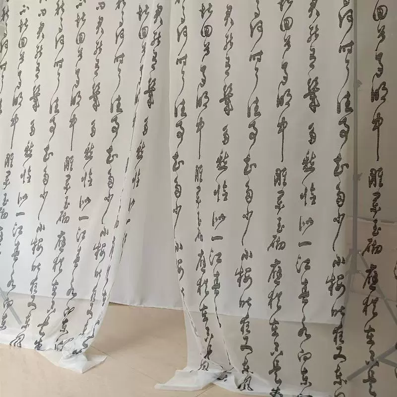 直播国潮古风写真书法字画汉服背景窗纱拍照道具摄影楼中式剧本杀