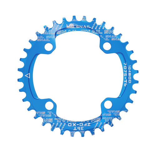 Cross-border positive and negative tooth chainring single disc SNAIL mountain bike disc oval disc 32T 34t 36T