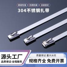 201/304/316不锈钢数据线扎带自锁式防锈船用捆绑带金属固定带