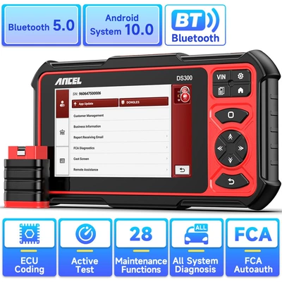 ANCEL DS300 car full system detector OBDII diagnostic tool 28 kinds of maintenance reset overseas version