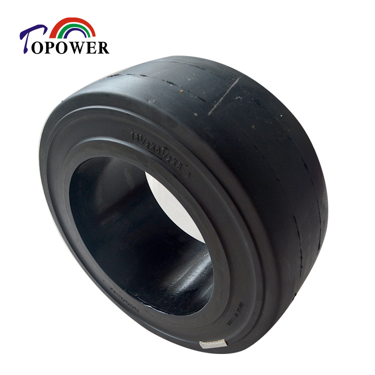 适用于平板拖车铣刨机压配式实心胎13.5*5.5*8