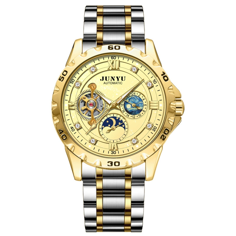 Men's watch, mechanical mechanical watch, men's bike cassette, fashionable swiss watch, Switzerland, fully automatic
