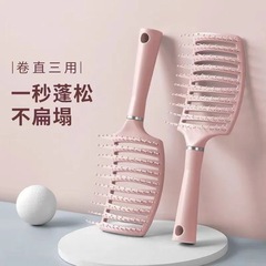 桜の花のふんわりとした骨付きの櫛の高い頭の上の骨付きの櫛の大きいカーブのカールの櫛のマッサージの形の神器の女性の家庭用の櫛