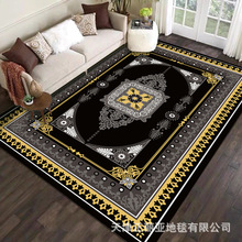 波西米亚风跨境teum代发地毯客厅家用满铺复古水洗底仿羊绒地毯