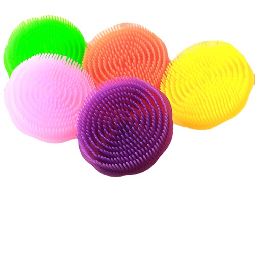 Soft shampoo brush massage shampoo brush shampoo comb hair salon home soft plastic plastic hair care supplies one yuan