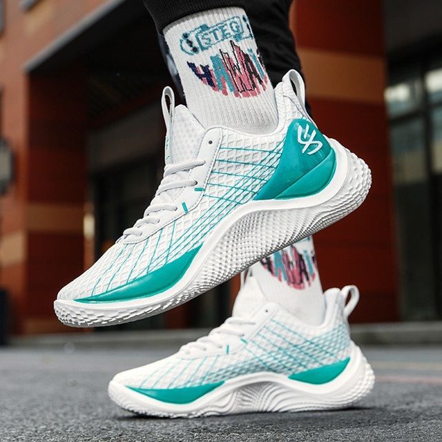 Curry 10 chaussures de basket-ball hommes automne respirant tout-match chaussures de sport pour jeunes terrain vêtements réels chaussures de garçon_voghion.com