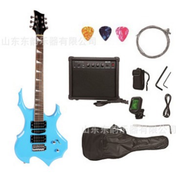 Nuevo conjunto de 24 productos de llama especial conjunto de guitarra eléctrica para principiantes conjunto de guitarra altavoz al por mayor