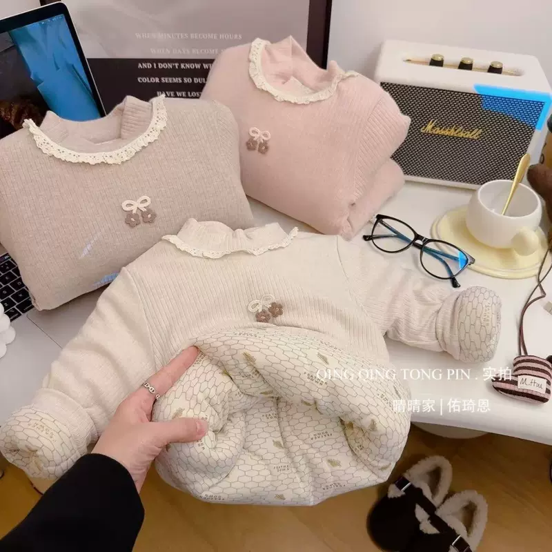 Зимние детские длинные рукава с телом-дружелюбной тканью, 580 грамм, увеличенная толщина
