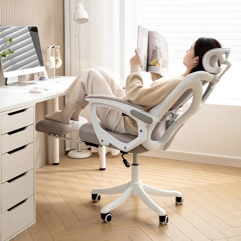 Computer Chair Home Comfortable Sedentary Ergonomic Chair Waist Protection Office Seat Men's Dormitory Reclining E-sports Chair