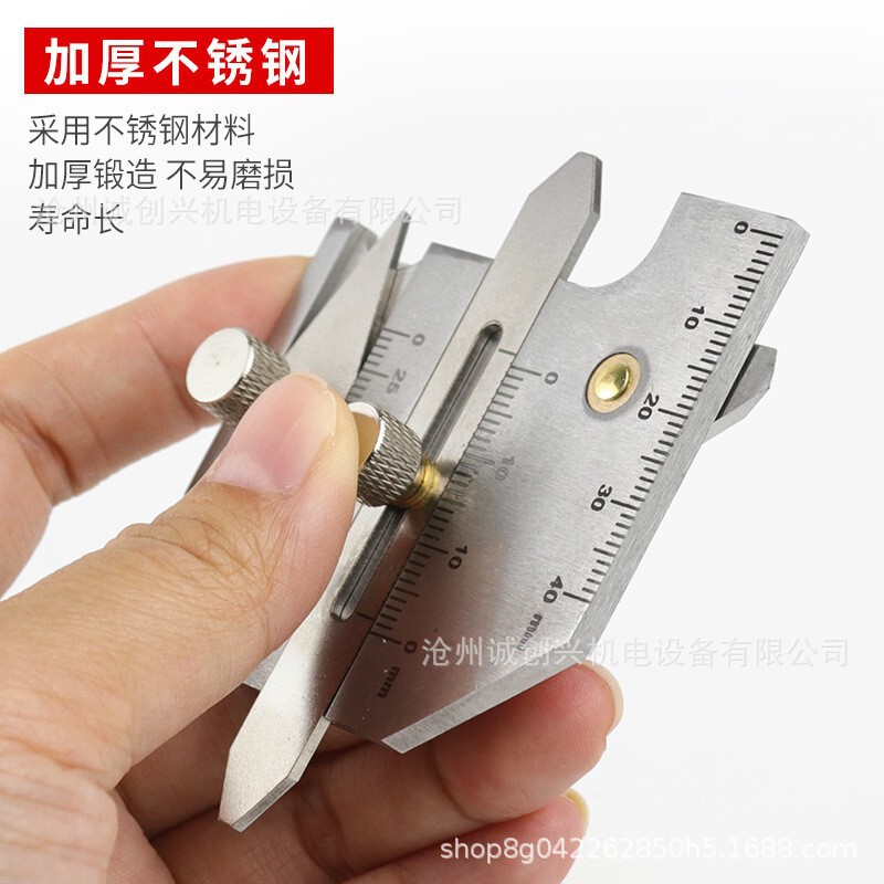 焊缝检测规焊脚检测尺坡口角度规错边尺焊缝量规JGC40焊缝检验尺|undefined