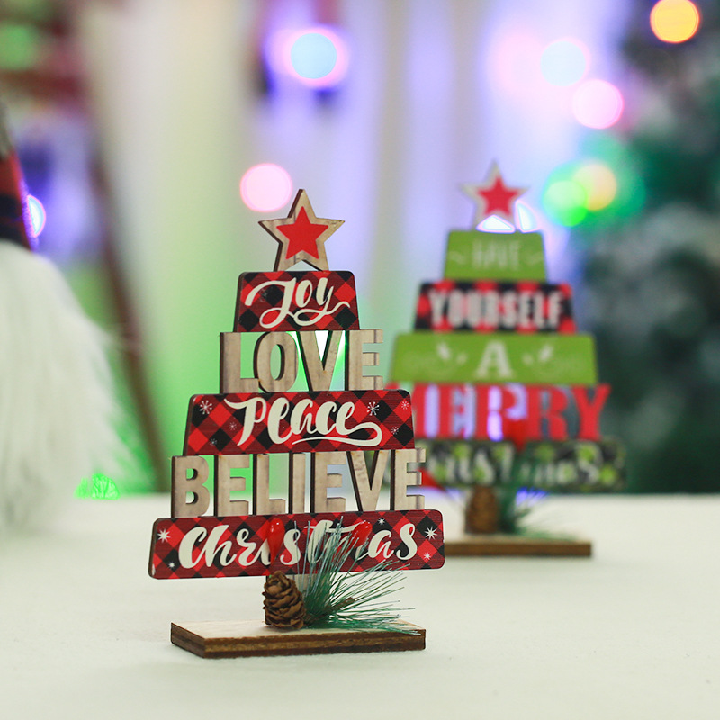 Christmas Christmas Letter Wood Party Ornaments 1 Piece display picture 3
