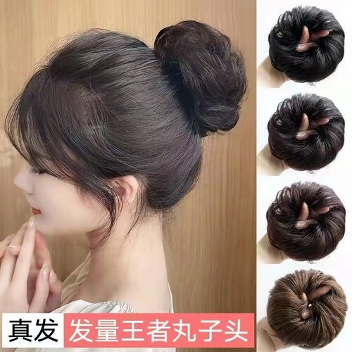 Ball head hair iron, full human hair wig, women's hair band, costume head flower, women's ball hair accessories, wig bag, curling band
