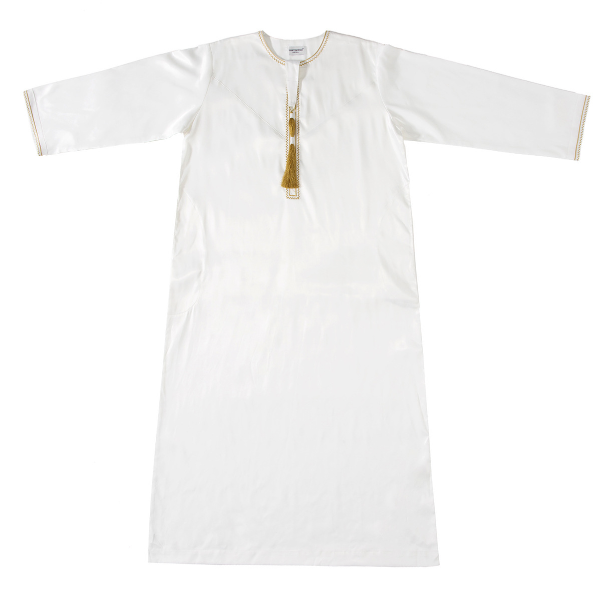 Pánské oblečení, pánská abája z Blízkého východu, jednoduchý muslimský kaftan_voghion.com