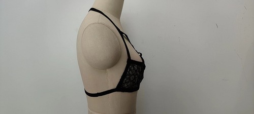 Sexy lingerie for women European and American foreign trade sexy strappy halterneck hollow see-through temptation bra wholesale dropshipping 1600