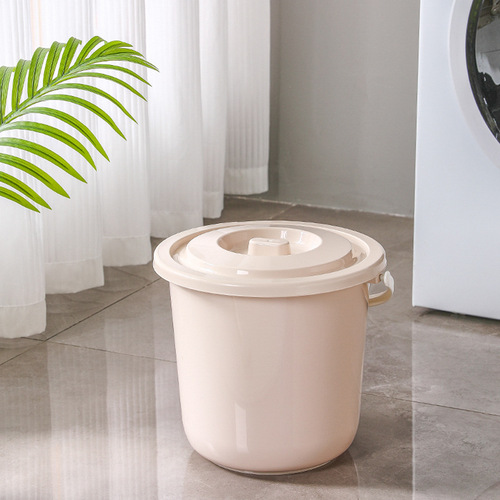 Car wash bucket household plastic bucket with lid children's small bucket basin bucket art painting small bucket wholesale