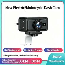 IP67 Waterproof Dash Cam for Electric Bikes & Motorcycles