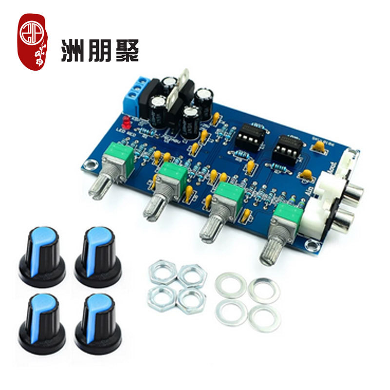 XH-M164 功放调音板前级板音调板NE5532放大美化调整高低音调节板