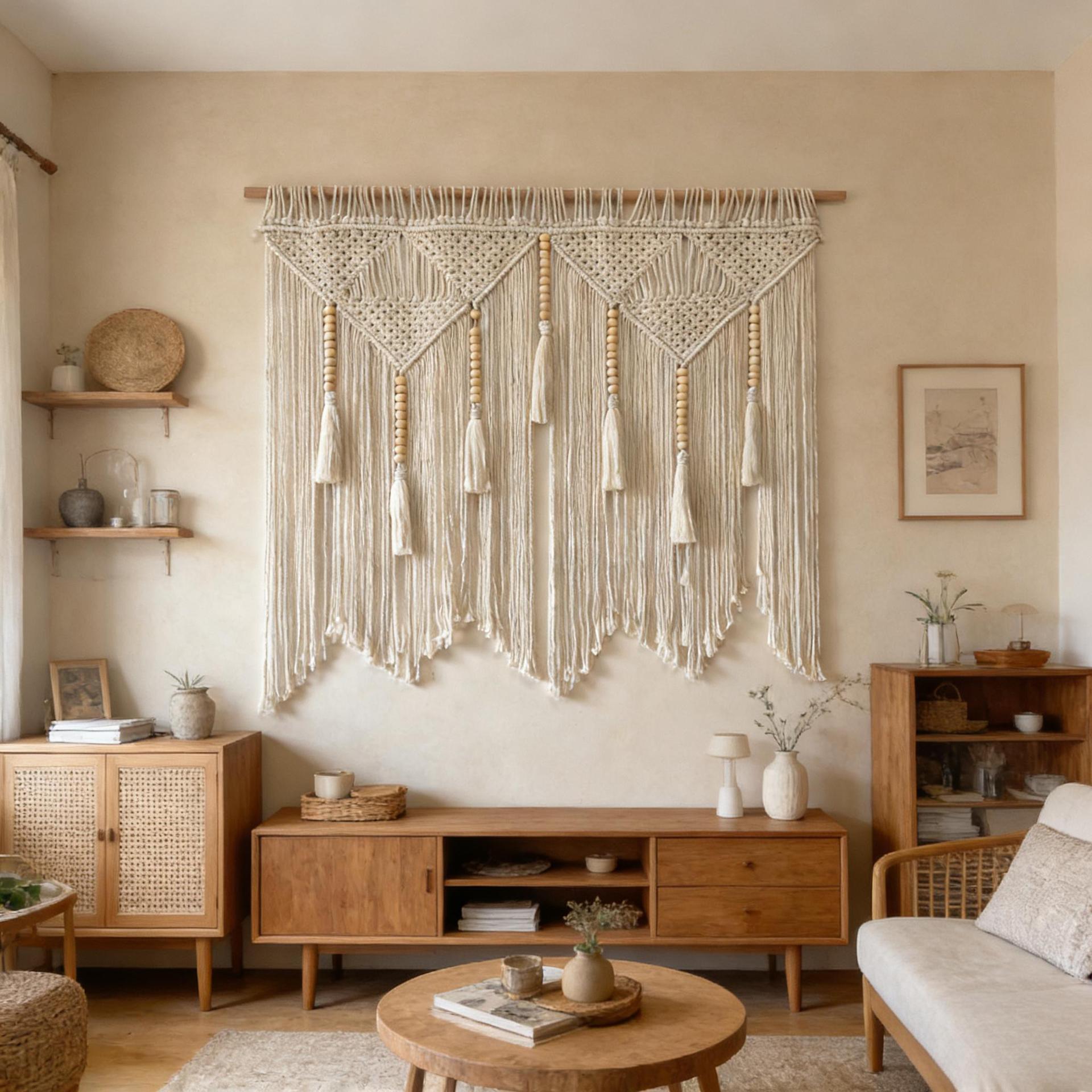 Bohemian home background decoration hand-woven tapestry simple large hanging decoration B & B wall hanging Amazon explosion