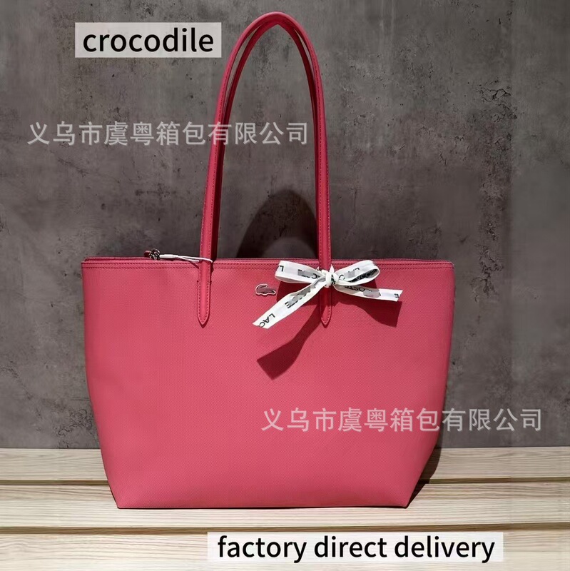 French Cross-Border Tote Bag with Crocodile Pattern, High-Quality Shoulder Bag, Large Capacity, Ultra-Light Handbag, Underarm Bag, Shopping Bag French Cross-Border Tote Bag with Crocodile Pattern, High-Quality Shoulder Bag, Large Capacity, Ultra-Light Handbag, Underarm Bag, Shopping Bag