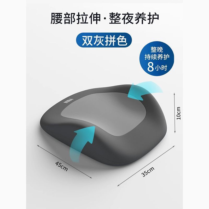 ベッドの上で枕をして、多機能のうつ伏せになります。|undefined