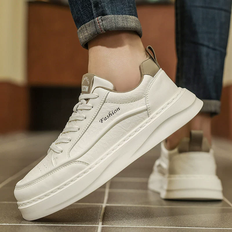 Мужская кроссовка 2025 мужская повседневная обувь весна мужская спортивная обувь маленькая белая обувь мужская обувь на толстой подошве
