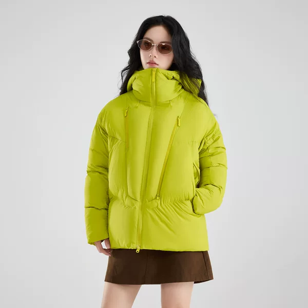 Trendy cotton-padded jacket, same style as popular brands, featuring aviation technology for enhanced warmth, unisex design, hooded, and thickened for extra insulation. Live broadcast 2