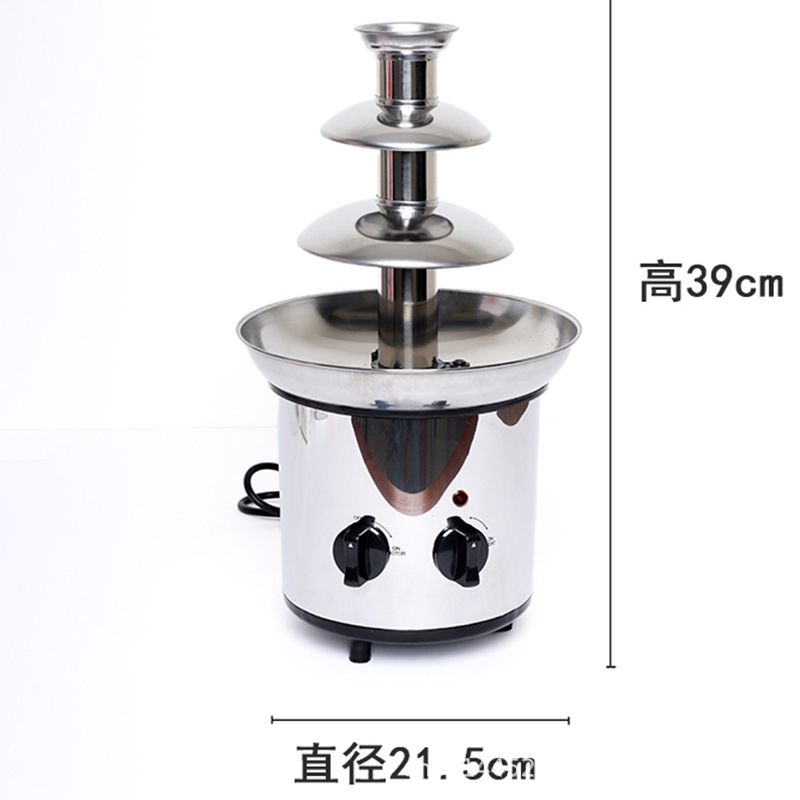 クロスボーダー大サイズ三層チョコレート溶融塔DIYチョコレートミキサー噴水滝溶融噴水機|undefined