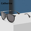 Retro trend fashionable sunglasses suitable for men and women, glasses solar-powered, European style, wholesale