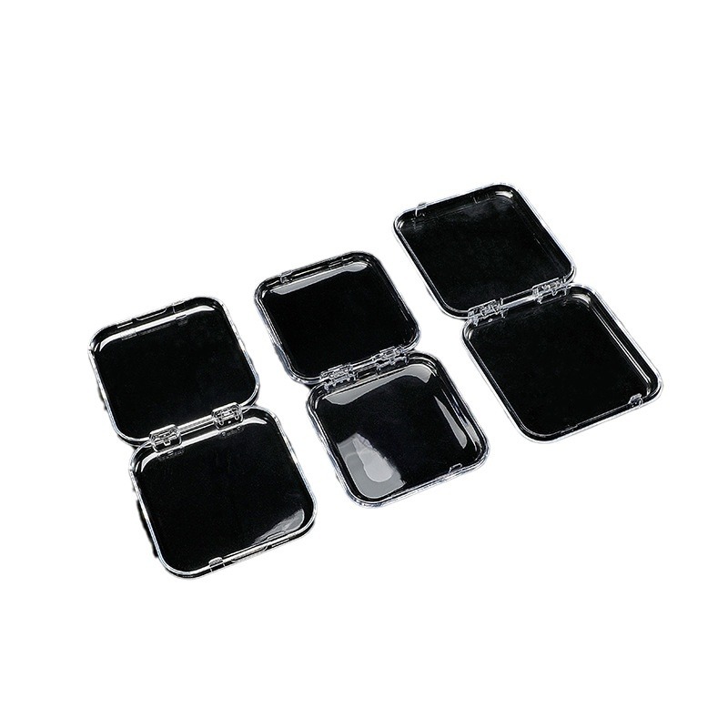 Caja de uñas transparente de alta gama caja de almacenamiento de uñas caja de embalaje caja de uñas de desgaste caja de exhibición de uñas de desgaste hecho a mano al por mayor