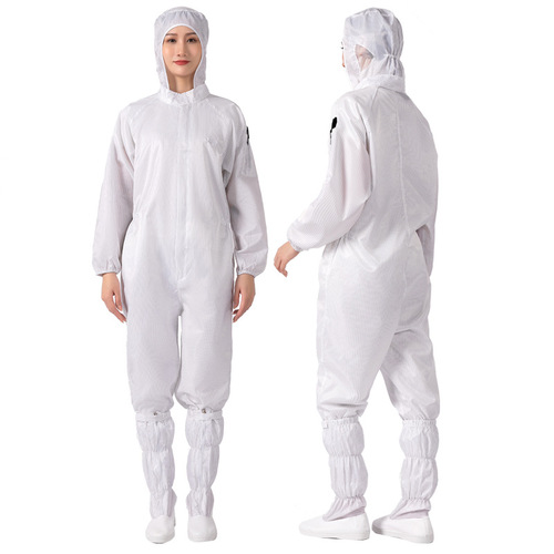 Dongguan manufacturers wholesale anti-static dust-free clothing, work clothes hooded overalls, dust-free static-proof dust-proof protective clothing