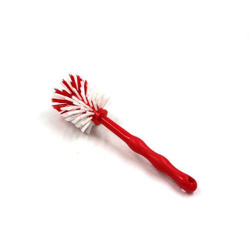 Nylon burr removal bottle brush wholesale, boiler wall cleaning brush, hard bristle plastic handle cup brush
