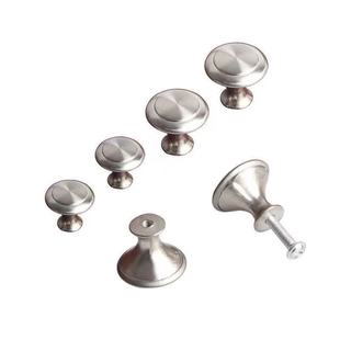 906 mushroom stainless steel single hole handle metal round single hole small handle modern simple drawer cabinet door handle