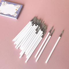 Button-operated 0.5mm black neutral pen refill for students, simple push-button carbon pen refill, wholesale