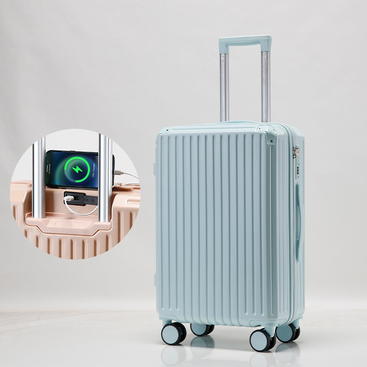 Equipaje específico para estudiantes, equipaje de mano cuidadosamente seleccionado, maleta de mano, ligera, de gran capacidad, adecuada para estudiantes, hombres y mujeres, para alojamiento y viajes.