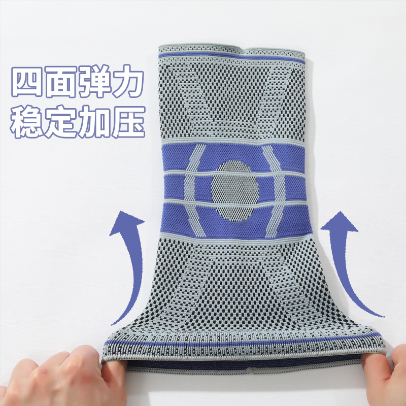 3D Knitted Sports Knee Pads Wholesale Men's Cycling Mountaineering Motorcycle Basketball Fitness Protective Gear Factory Comfort