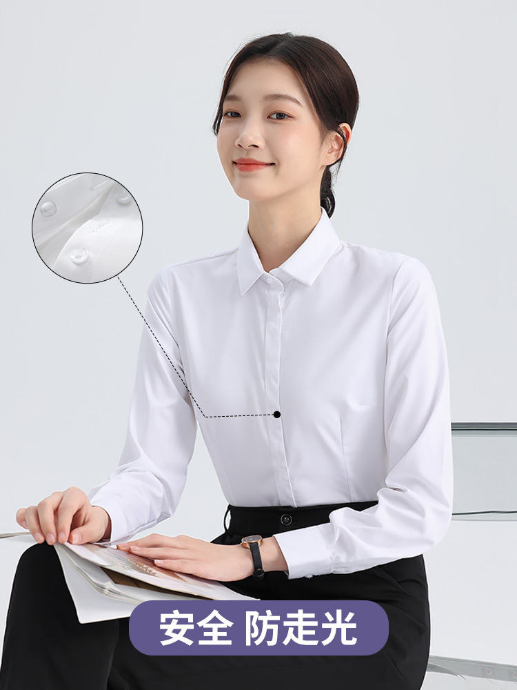 Professional autumn breathable shirt for work