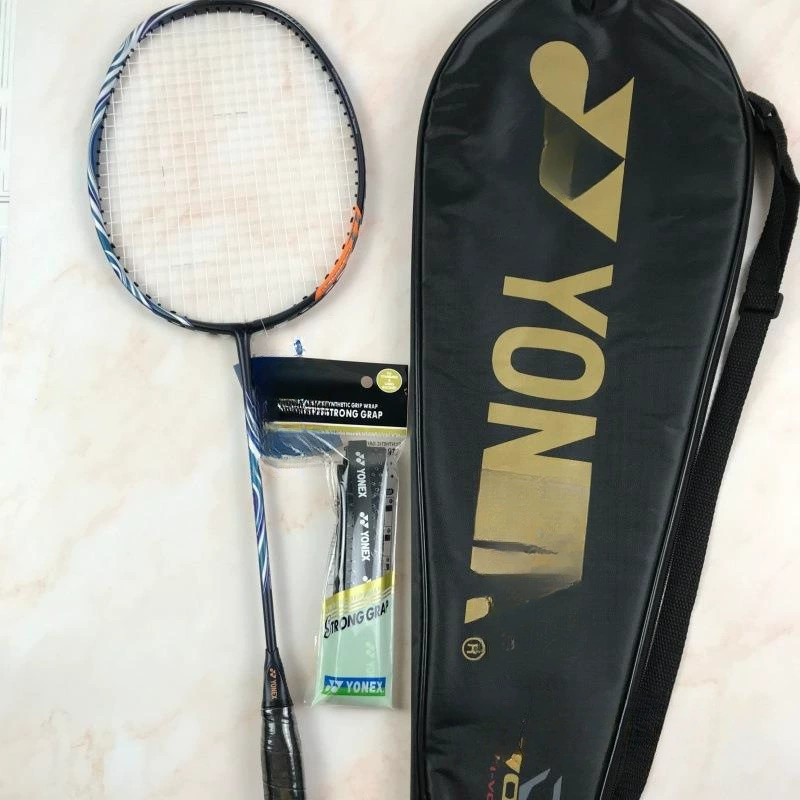 Ракетка для бадминтона, полностью карбоновая, небесная топор, лук и стрела, быстрая, легкая, с двойным краем, прочная и безопасная, оптовая продажа для новичков