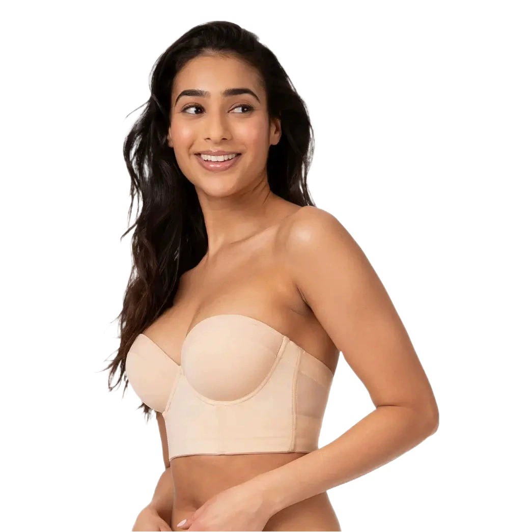 Amazon Independent Station 2023 Новый топ с открытой спиной и трубкой Бюстгальтер с низкой спиной и плечами, большая грудь, женское нижнее белье больших размеров