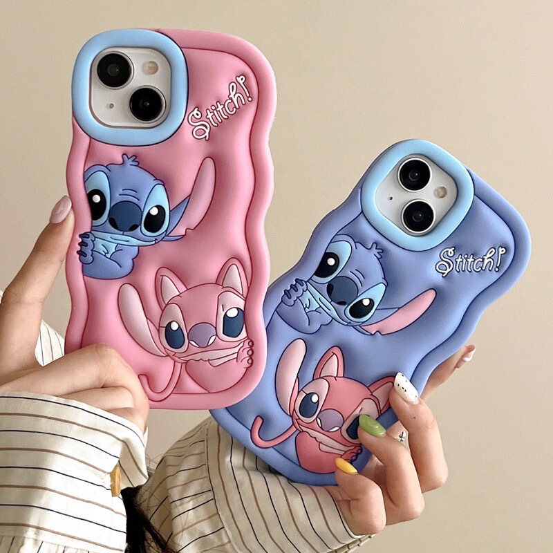 Cartoon Cute Wave Stig iPhone16 Phone Case for Apple 15 13/14Pro Max 11 Drop-Resistant