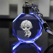 姬香水晶钥匙扣卡通动漫人物水晶内雕发光钥匙扣创意纪念礼品