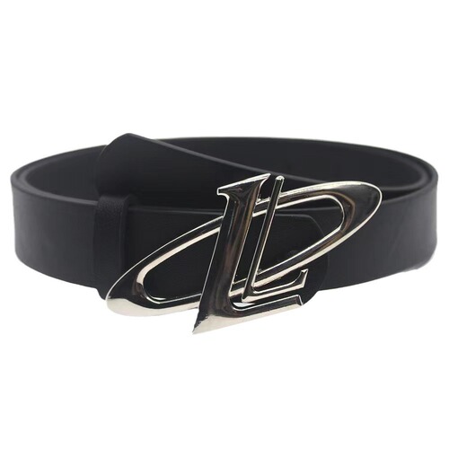 2024 Trendy New Oval English Buckle Belt for Women's Jeans Skirts Accessories Fashion Versatile Personalized Belt