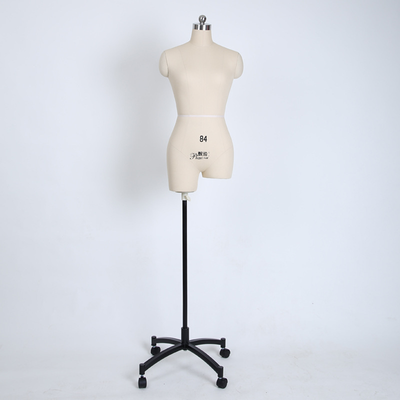 White human platform with ordinary square tube universal wheel base