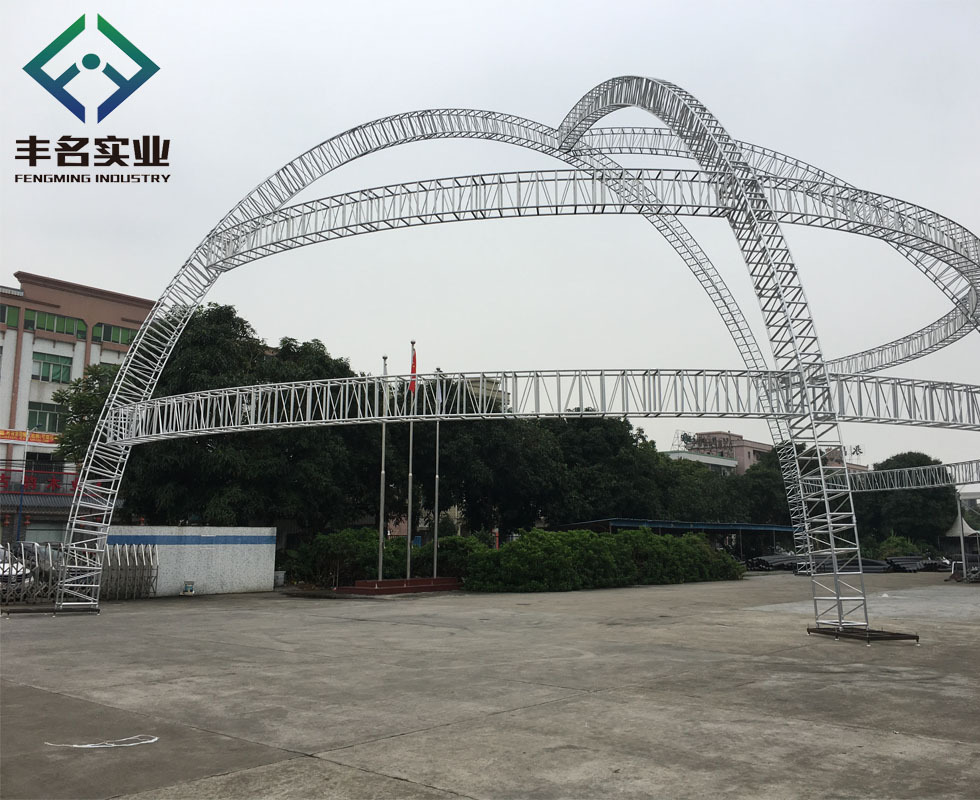 铝合金婚庆舞台 灯光架 厂家出售出口广告架活动舞台桁架