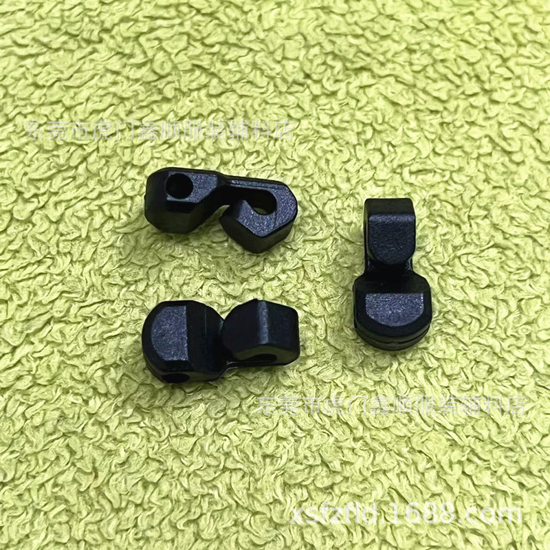 New 2mm Hole Plastic Small Hook, Plastic Tent Hook, Elastic Rope Adjustment Buckle, Hanging Rope Accessories, Open Hook Buckle